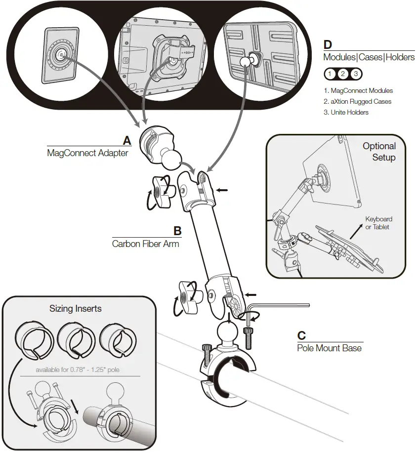 JOY QSG00068 Pole Mount-1