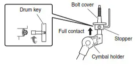 YAMAHA DTX6K - With the stopper making