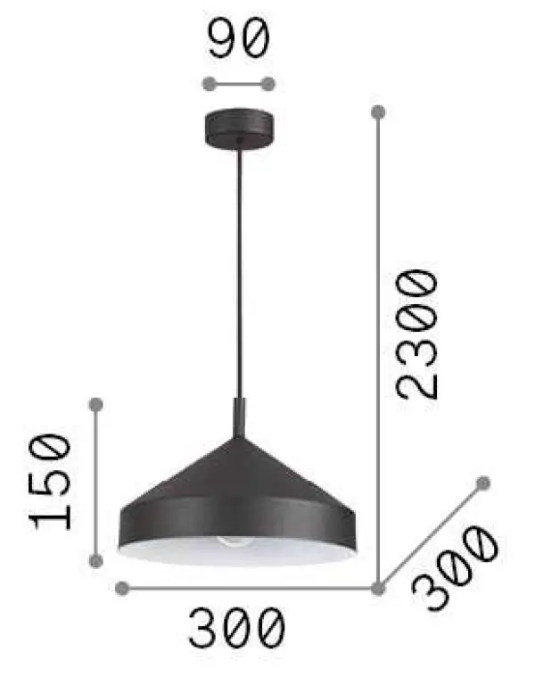 ideal lux SP1 D21 Yurta Small Chandelier 1