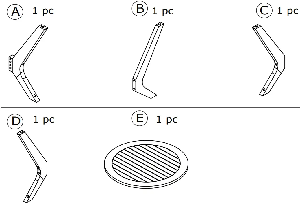 Habitat Austin Oak Round 4 Seater Dining Table - FIG 2