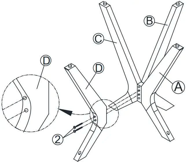 Habitat Austin Oak Round 4 Seater Dining Table - FIG 6