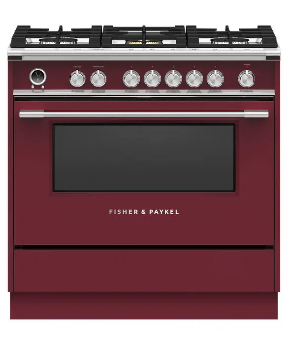 FISHER PAYKEL 81816 36 Inch Red Kickstrip for Classic Freestanding Range