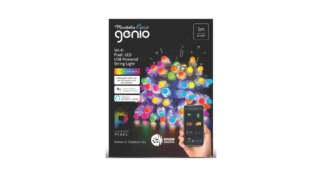 Mirabella Genio I003937 Usb Powered Wifi Pixel Fairy Light Instruction Manual Mirabella Genio I003937 Usb Powered Wifi Pixel Fairy Light Instruction Manual