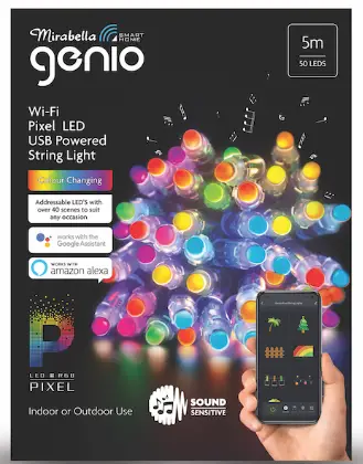 mirabella genio I003937 USB Powered WiFi Pixel Fairy Light