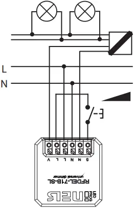 ELKOep RFWB-40 Wireless Light Dimmer E 02
