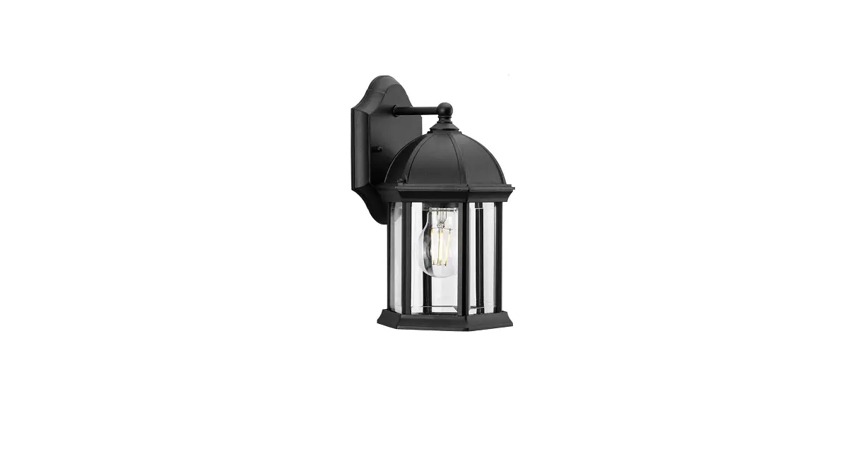 Progress Lighting P560321 Dillard 1-light Textured Black Hardwired Outdoor Wall Lantern Sconce Instruction Manual