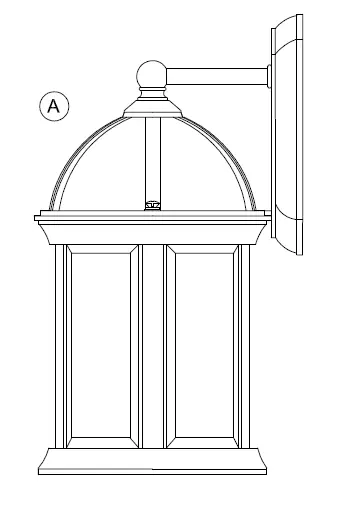 PROGRESS-LIGHTING-P560321-Dillard-1-Light-Textured-Black-Hardwired-Outdoor-Wall-Lantern-Sconce-fig-2
