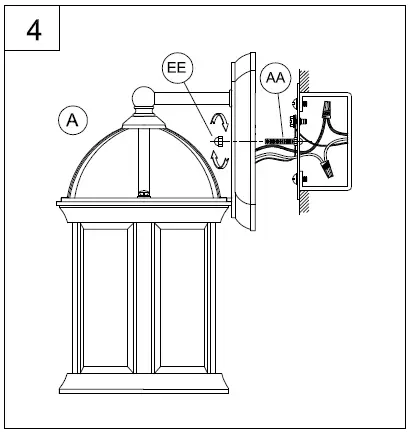 PROGRESS-LIGHTING-P560321-Dillard-1-Light-Textured-Black-Hardwired-Outdoor-Wall-Lantern-Sconce-fig-8