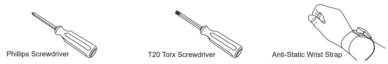 TYAN FT65T-B8030 AMD EPYC GPU Pedestal Server Installation Guide - Tools Required