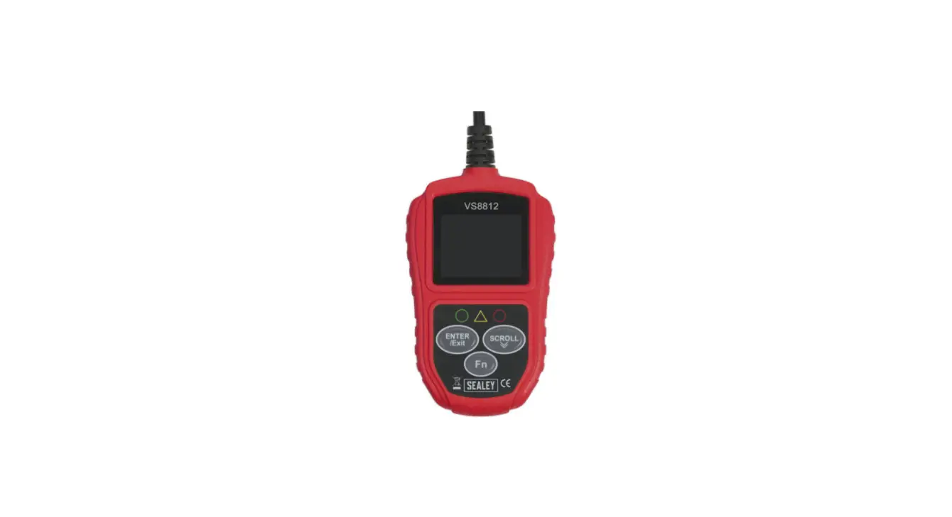 Sealey Vs8812.v2 Eobd Code Reader - Live Data Instruction Manual