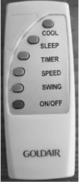 Goldair GCEV150 10L Evaporative Cooler - Remote