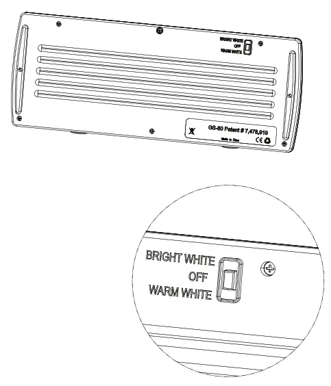 GAMA SONIC 80i90081 Solar Address Sign WITH Dual Color LEDS - anchors