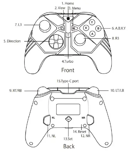 centechia-T-X102-2.4G-Wireless-Controller-For-X-ONE-01