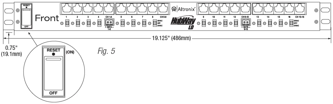 Altronix-HubWayLDD-Series-Active-UTP-Transceiver-Hubs-with-Integral-Camera-Power-fig-7