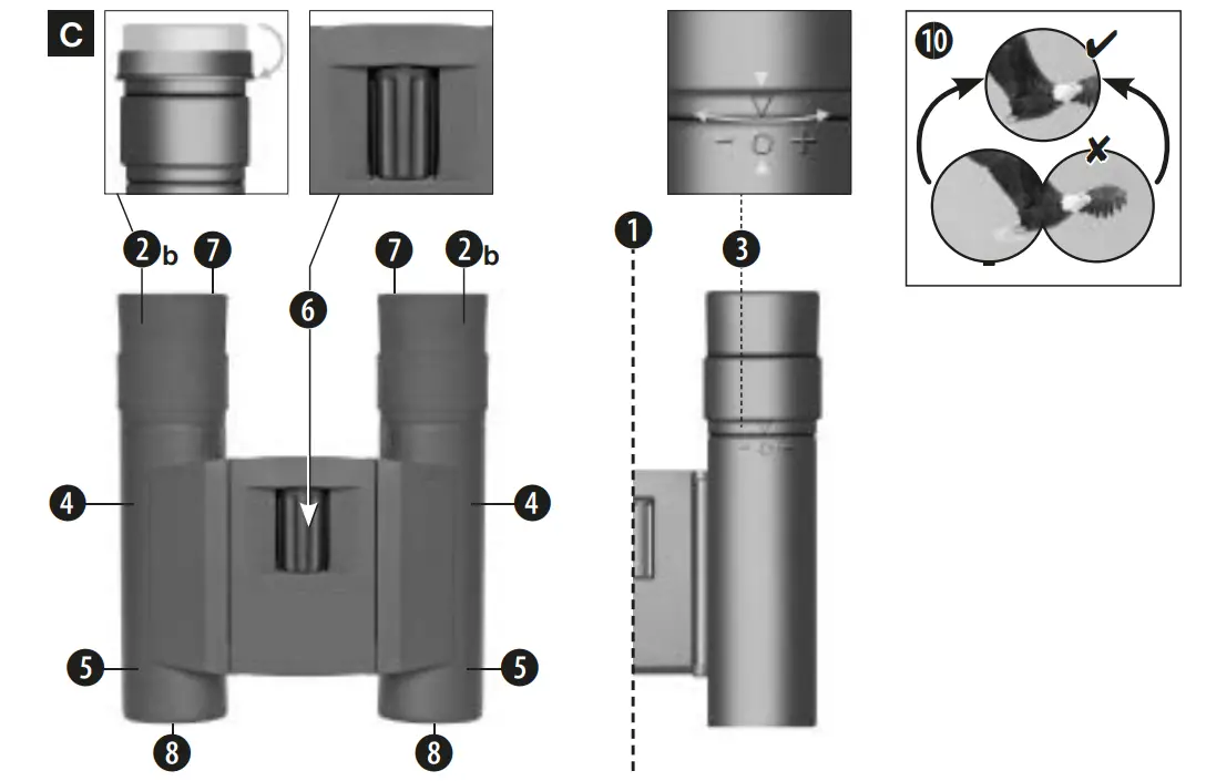 1211233 Travel 12x32 Pocket Binoculars Overview