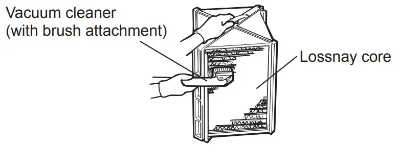 MITSUBISHI ELECTRIC LGH-F300RVX2-E Lossnay Energy Recovery Ventilator - Cleaning 2
