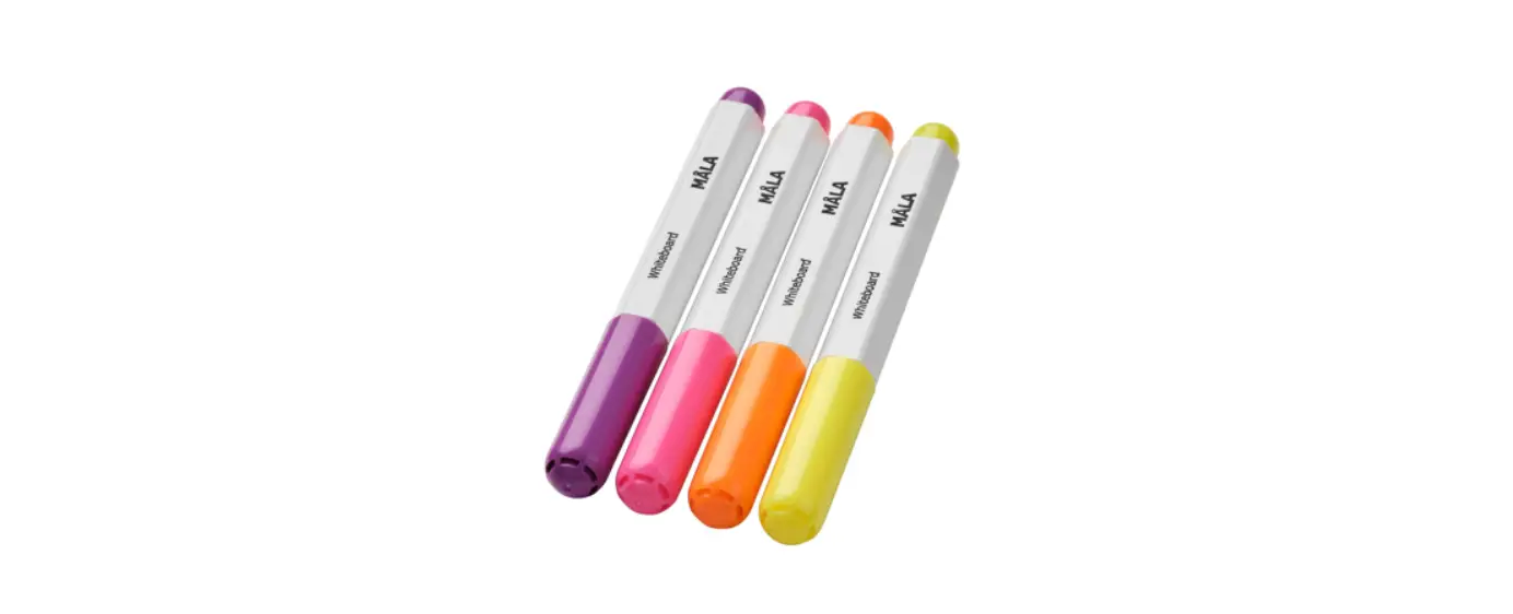 Ikea Mala Whiteboard Pen, Mixed Colours User Manual