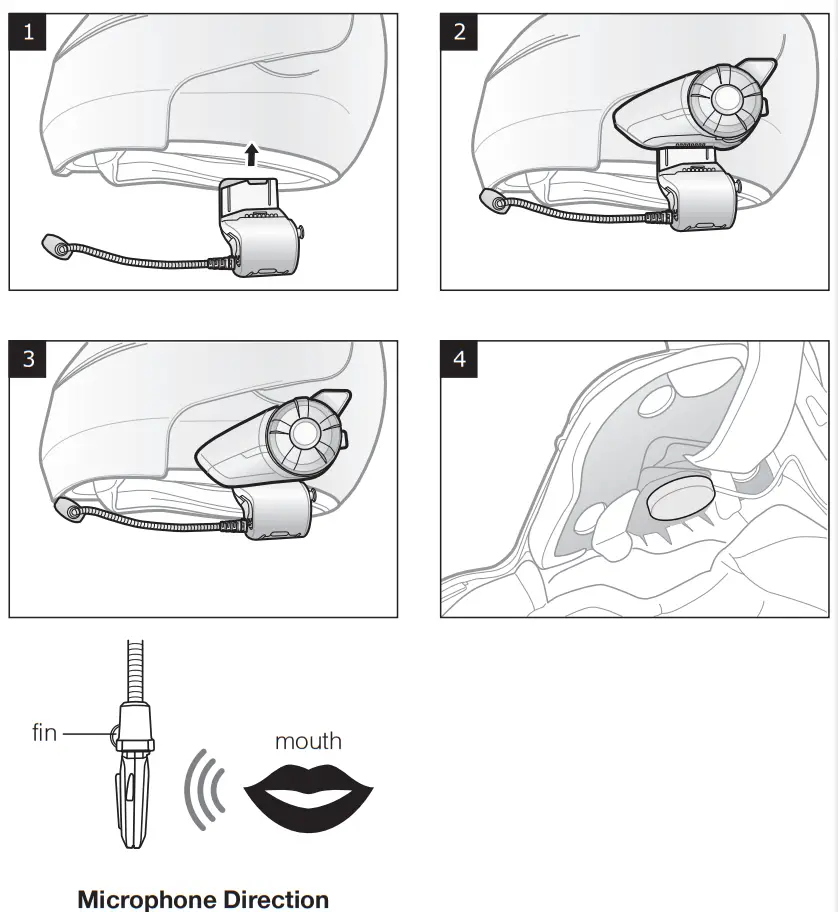 SENA 20S-EVO-01 20S EVO Motorcycle Bluetooth Headset fig 2