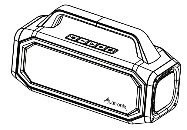Alpatronix AX600 Bluetooth Speaker