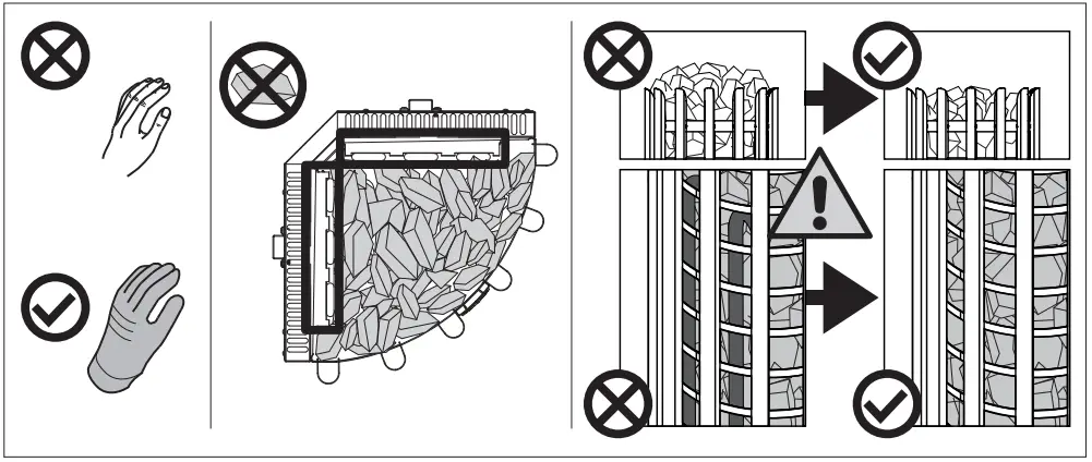 HARVIA TRC70 Electric Sauna Heater - fig 1