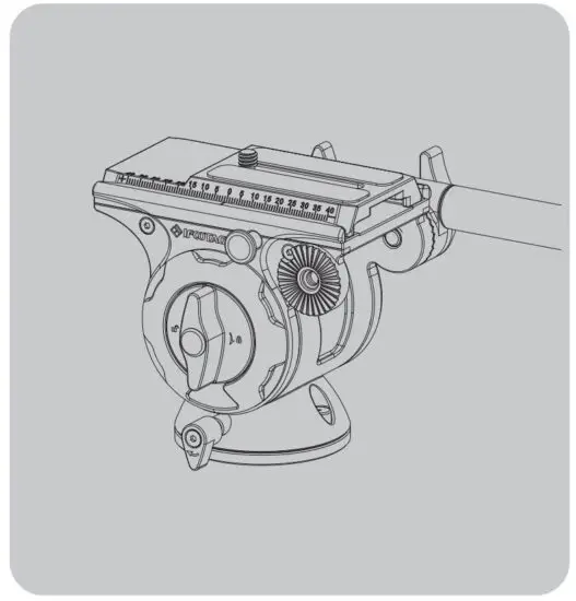 IFOOTAGE FH-K5 Komodo K5 Lightweight Fluid Head