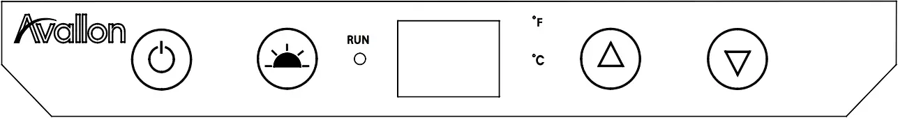 Avallon ABR152S - Temperature Control Panel