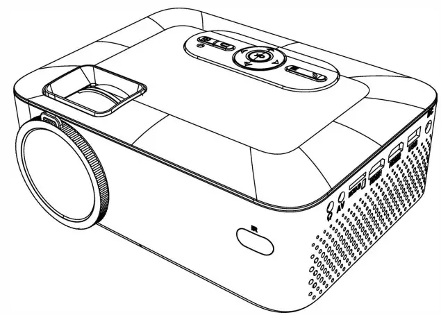 Jaycar AP4006 Portable LED Projector -