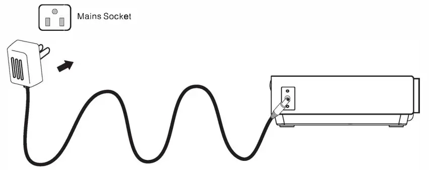Jaycar AP4006 Portable LED Projector - 1.