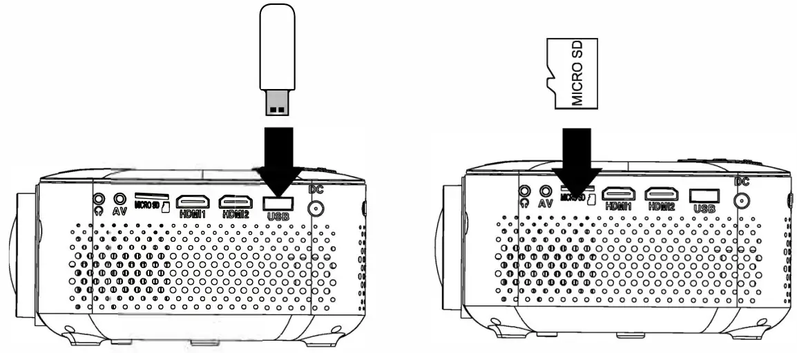 Jaycar AP4006 Portable LED Projector - 15