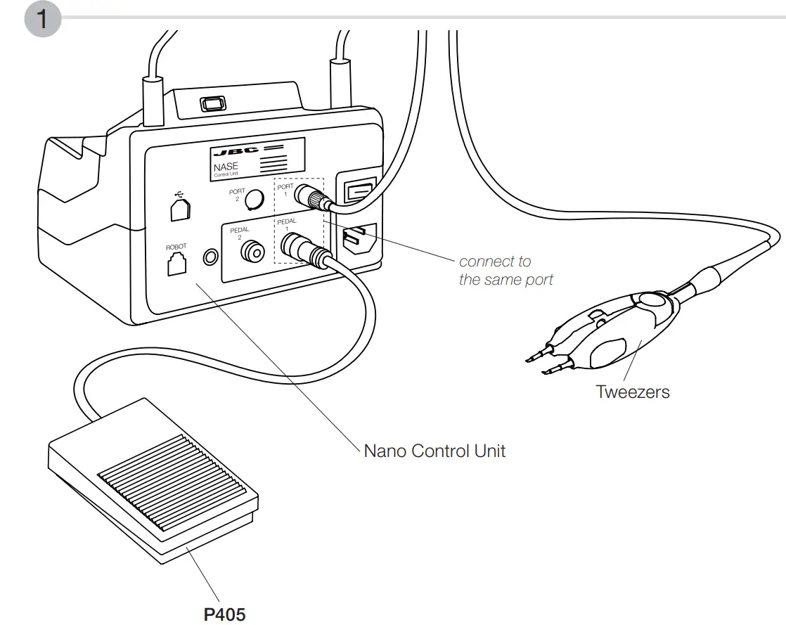 Chip Compoments Rework Process using Tweezers and Pedal
