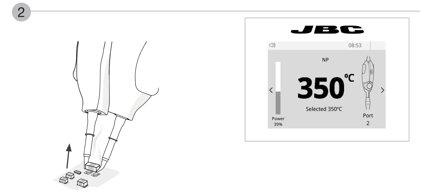 Chip Compoments Rework Process using Tweezers and Pedal