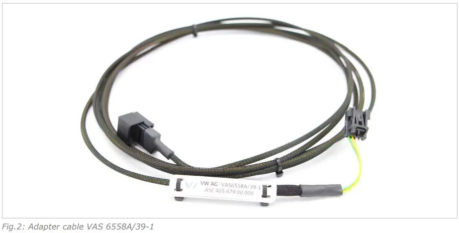 CAR-connect Adapter Cable VAS 6558A 39-1 User Manual - Figure 2