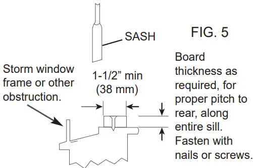 Whitney Window Mounting Instruction - Fig 4