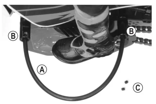 FIG 2 Mounting the crash bars