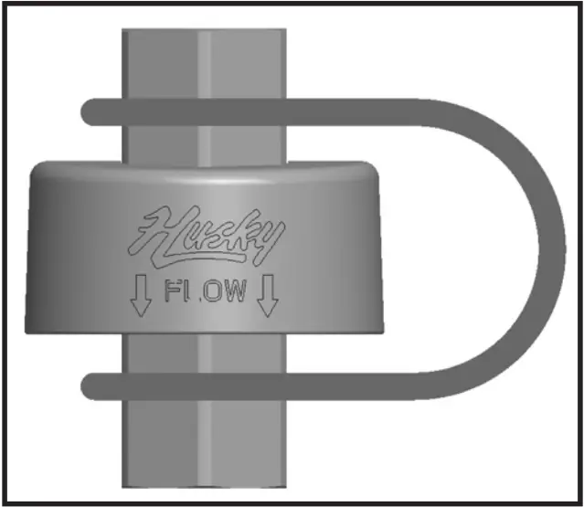 HUSKY 008330 Fuel Hose 3 4 Inch Magbreak Fitting - Figure 1