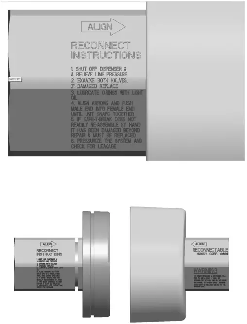 HUSKY 008330 Fuel Hose 3 4 Inch Magbreak Fitting - Figure 5