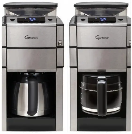 Capresso B002QG0RRC CoffeeTeam Coffee Maker Burr Grinder Combination