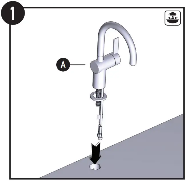 MOEN EB500E One Handle Bar Faucet - Figure 1