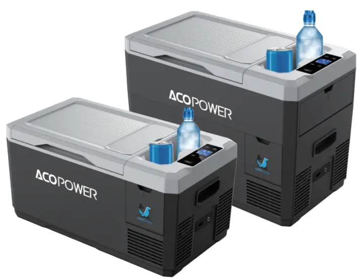 ACOPOWER VX18 Double Open Rechargeable Solar Car Freezer