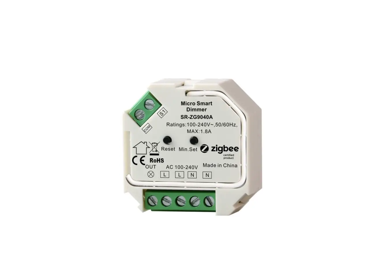 Zigbee Sr-zg9040a-s Micro Smart Dimmer Instructions Zigbee Sr-zg9040a-s Micro Smart Dimmer Instructions