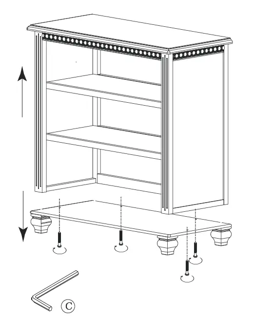 evolur-AI-868-ASS-01-Madison-Mini-Hutch-Bookcase-fig-4