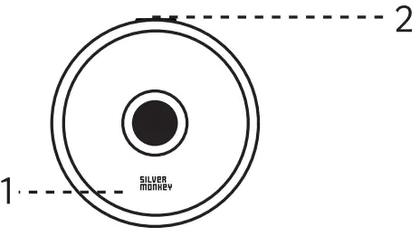 SILVER MONKEY IC-03SM 15W Induction Charger - fig 1