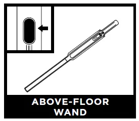 ABOVE-FLOOR WAND