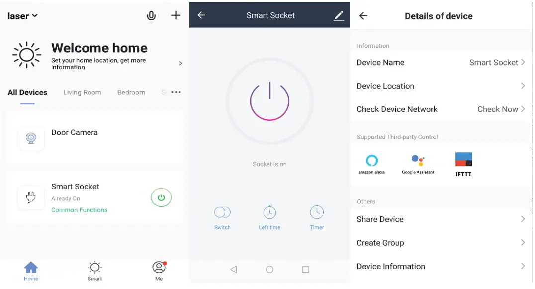 Laser SmartHome App -FIG 2