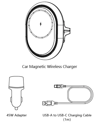 Chargers W112 Car Wireless Charging Bracket 1