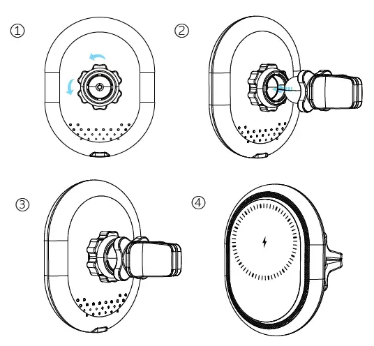 Chargers W112 Car Wireless Charging Bracket 3
