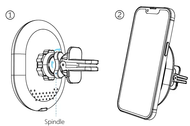 Chargers W112 Car Wireless Charging Bracket 4