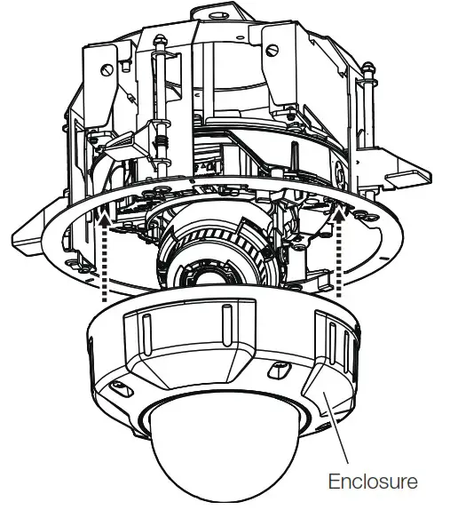 i PRO WV QEM500 W Ceiling Mount Bracket - Installation 11
