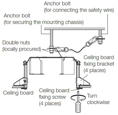 i PRO WV QEM500 W Ceiling Mount Bracket - Installation 7