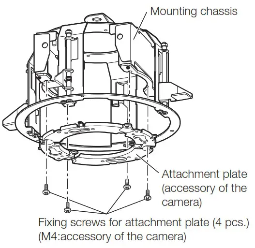 i PRO WV QEM500 W Ceiling Mount Bracket - Installation 8